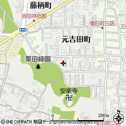 茨城県水戸市元吉田町3042-7周辺の地図