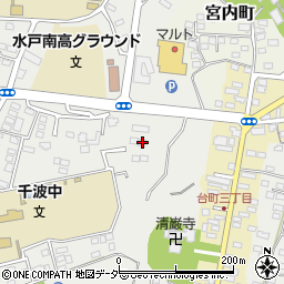 茨城県水戸市元吉田町561周辺の地図