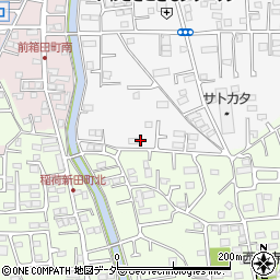 群馬県前橋市箱田町1271周辺の地図