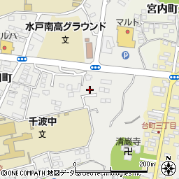 茨城県水戸市元吉田町554-1周辺の地図