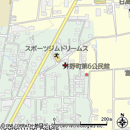 群馬県高崎市井野町721-1周辺の地図