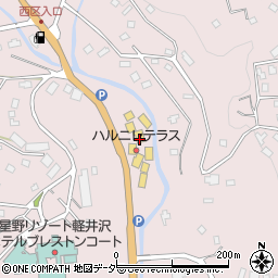 ナチュール（ＮＡＴＵＲ）軽井沢周辺の地図