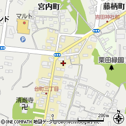 茨城県水戸市元台町1460-2周辺の地図