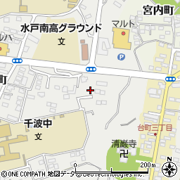 茨城県水戸市元吉田町555周辺の地図