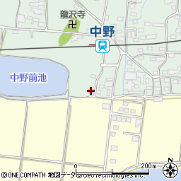 長野県上田市中野483周辺の地図