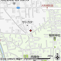群馬県前橋市箱田町1242-12周辺の地図