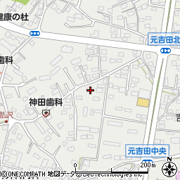 茨城県水戸市元吉田町89周辺の地図