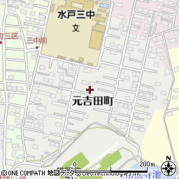 茨城県水戸市元吉田町2816-9周辺の地図