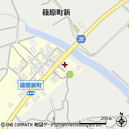 石川県加賀市篠原新町周辺の地図