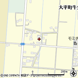 栃木県栃木市大平町牛久236周辺の地図