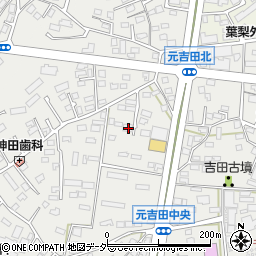 茨城県水戸市元吉田町82-1周辺の地図
