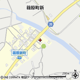 石川県加賀市篠原新町周辺の地図
