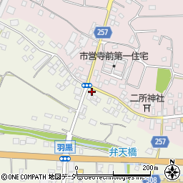 茨城県桜川市友部269-1周辺の地図