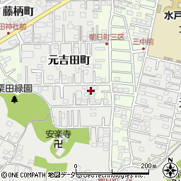 茨城県水戸市元吉田町3055周辺の地図