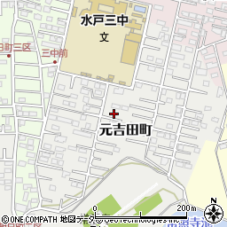 茨城県水戸市元吉田町2816-7周辺の地図