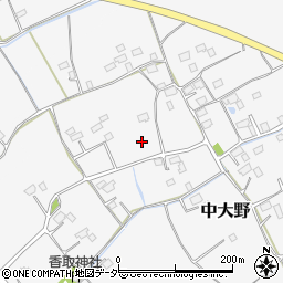 茨城県水戸市中大野502周辺の地図