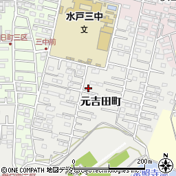 茨城県水戸市元吉田町2816-6周辺の地図