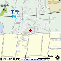 長野県上田市中野475周辺の地図