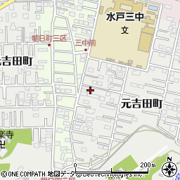 茨城県水戸市元吉田町2780-4周辺の地図
