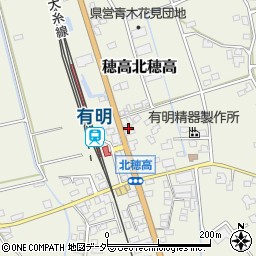 長野県安曇野市穂高北穂高2217周辺の地図