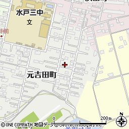 茨城県水戸市元吉田町2845-6周辺の地図