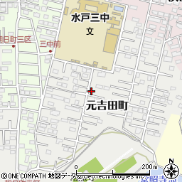 茨城県水戸市元吉田町2816-5周辺の地図