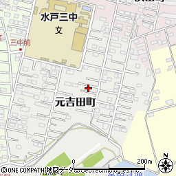 茨城県水戸市元吉田町2839-4周辺の地図