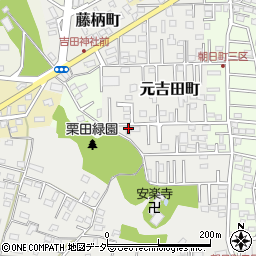茨城県水戸市元吉田町3040周辺の地図