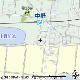 長野県上田市中野481-1周辺の地図