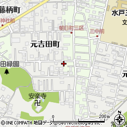 茨城県水戸市朝日町3056-1周辺の地図