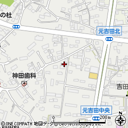 茨城県水戸市元吉田町86周辺の地図