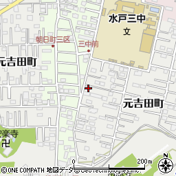 茨城県水戸市元吉田町2780-5周辺の地図