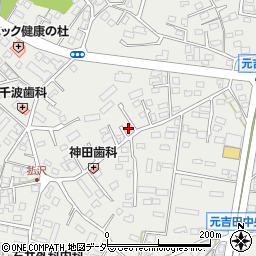 茨城県水戸市元吉田町19-16周辺の地図