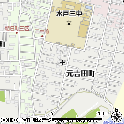 茨城県水戸市元吉田町2804-1周辺の地図