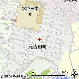 茨城県水戸市元吉田町2839-1周辺の地図