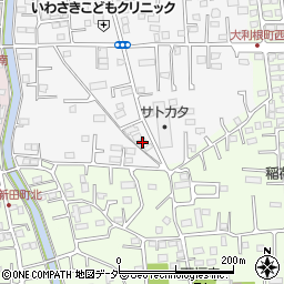 群馬県前橋市箱田町1302周辺の地図