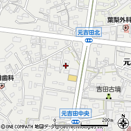 茨城県水戸市元吉田町80周辺の地図