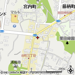 茨城県水戸市元台町1459-1周辺の地図