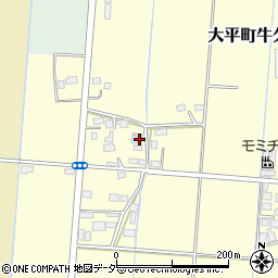栃木県栃木市大平町牛久235周辺の地図