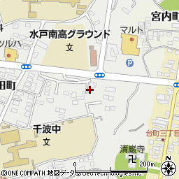 茨城県水戸市元吉田町554-2周辺の地図