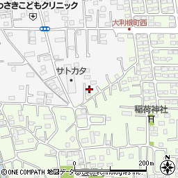群馬県前橋市箱田町1242周辺の地図