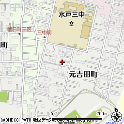 茨城県水戸市元吉田町2804-8周辺の地図