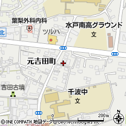 茨城県水戸市元吉田町575-7周辺の地図
