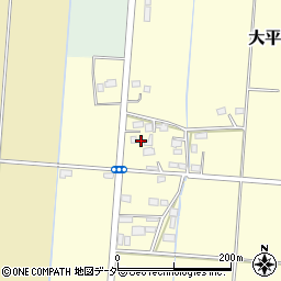 栃木県栃木市大平町牛久233周辺の地図