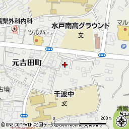 茨城県水戸市元吉田町574周辺の地図