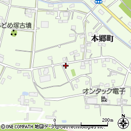 群馬県高崎市本郷町280周辺の地図