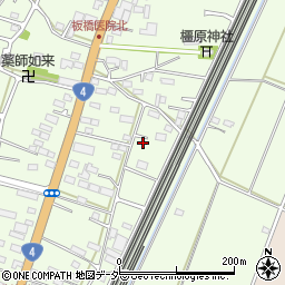 栃木県小山市羽川673周辺の地図