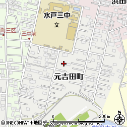茨城県水戸市元吉田町2815周辺の地図
