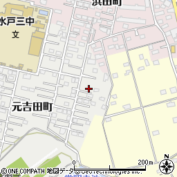 茨城県水戸市元吉田町2855-5周辺の地図