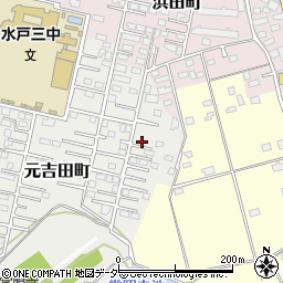 茨城県水戸市元吉田町2855-4周辺の地図